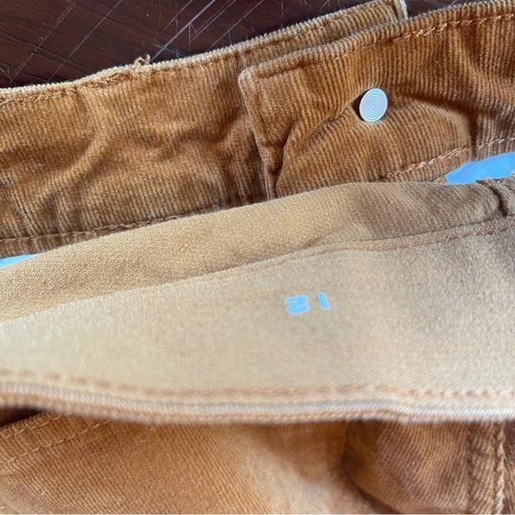 St. John Bay Corduroy Straight Leg Pants pumpkin color size 12 EUC - Picture 10 of 14